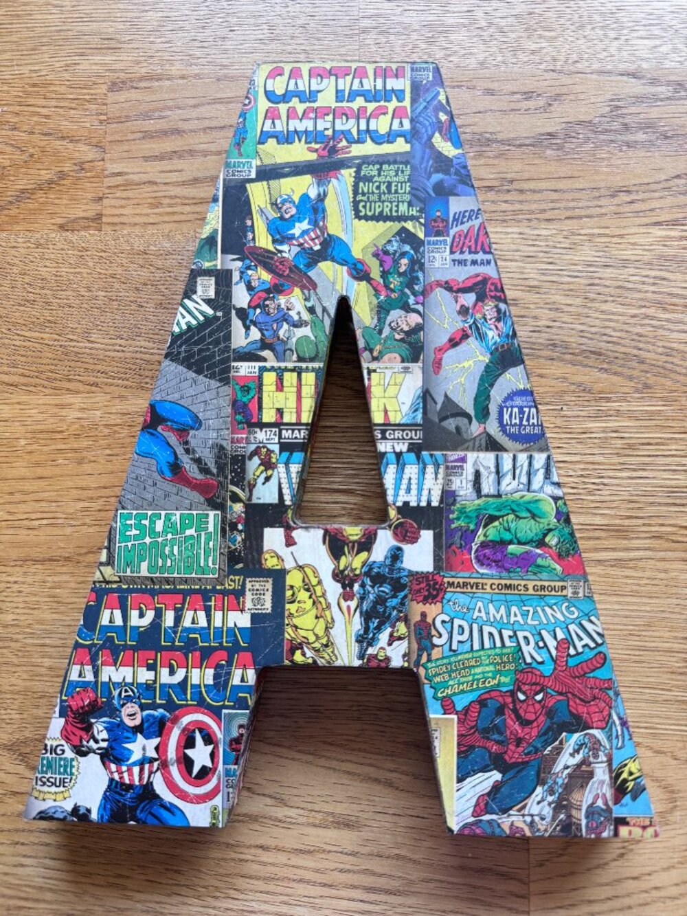 Marvel Comics Wall Decor Letter A